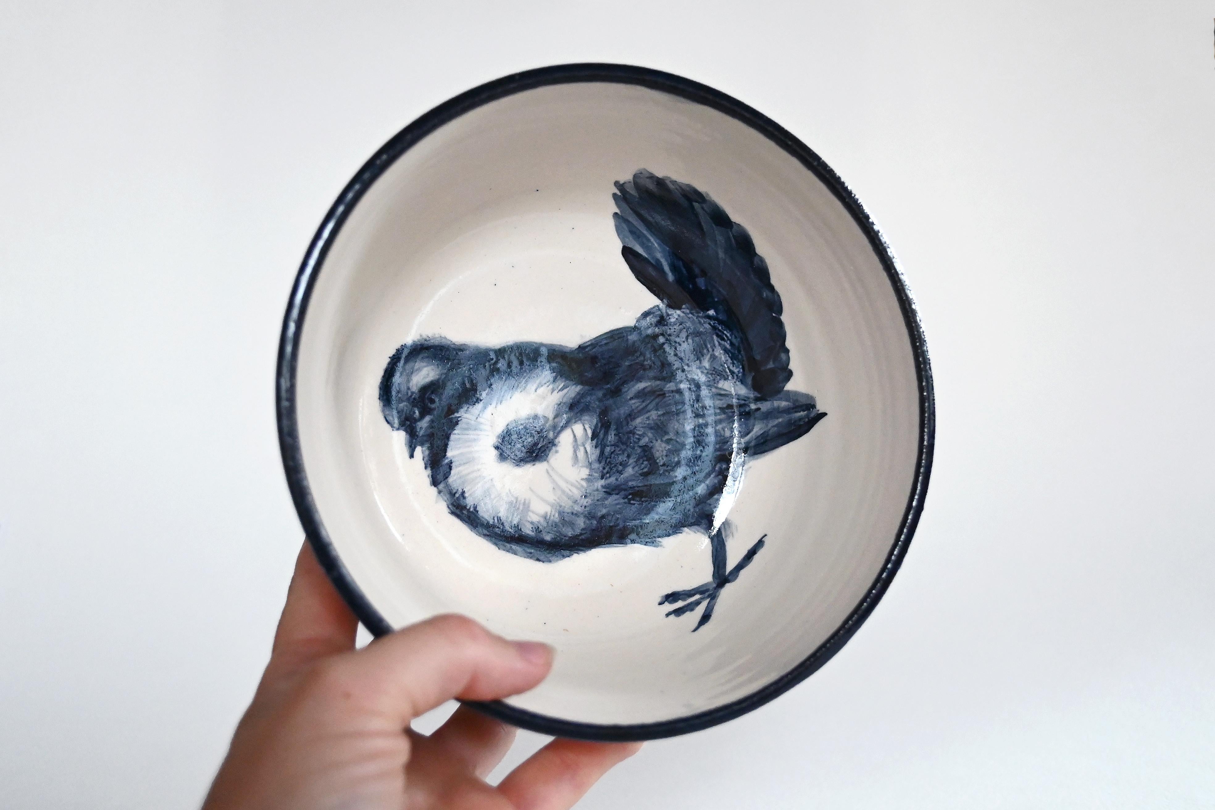 Kat Kinnick Still-Life Sculpture – Raufußhuhn