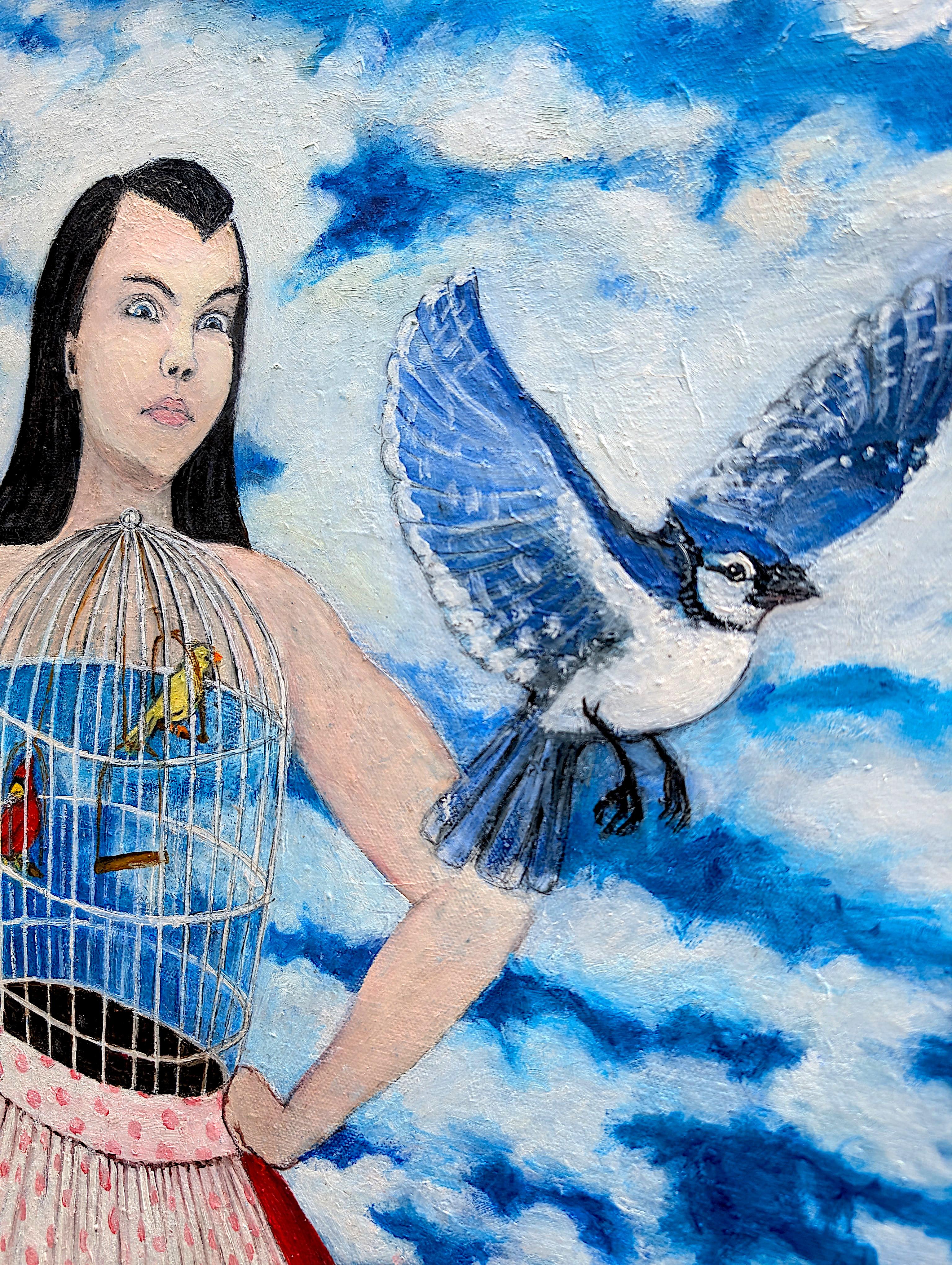 Gaining Perspective, Oil Painting For Sale 1