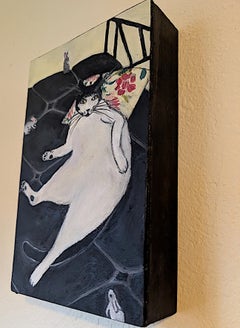 Faulenzende Diva, Ölgemälde