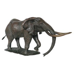 'Kata Kamba' A Large Late 20th Century Bronze Sculpture by Denis Mathews