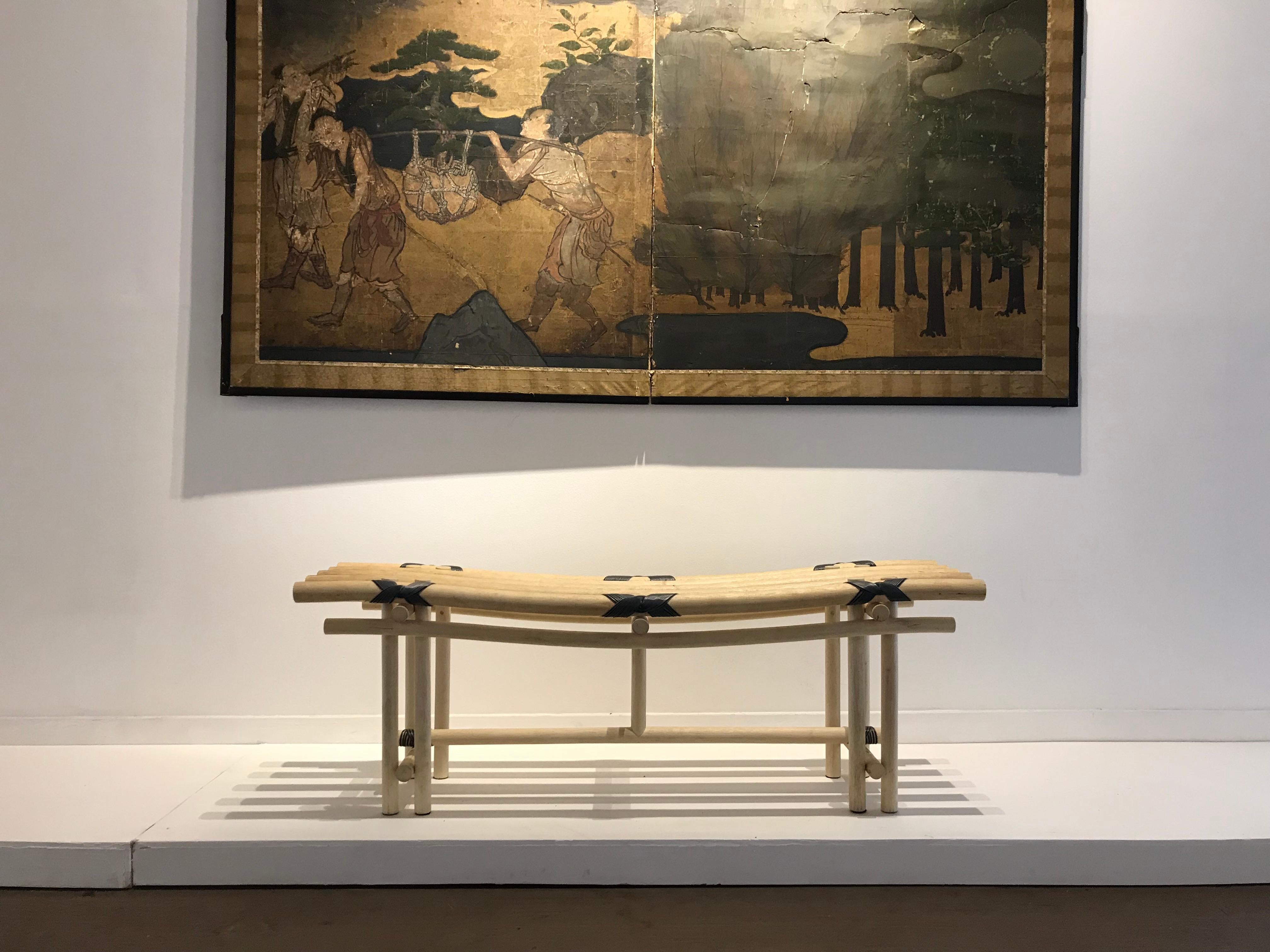 tommy hilfiger rattan bench