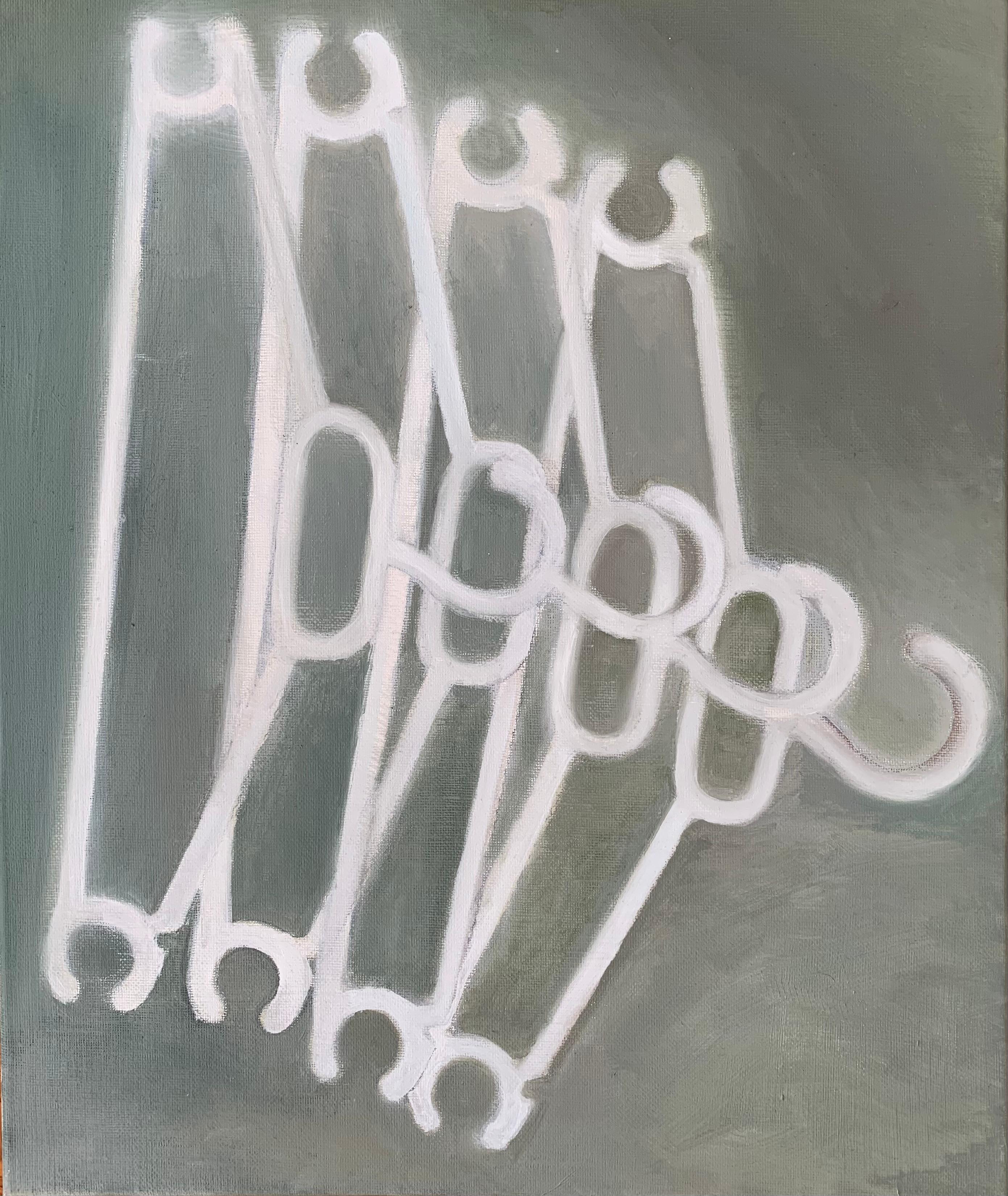 Katalin Soós Abstract Painting – Aufhänger 1