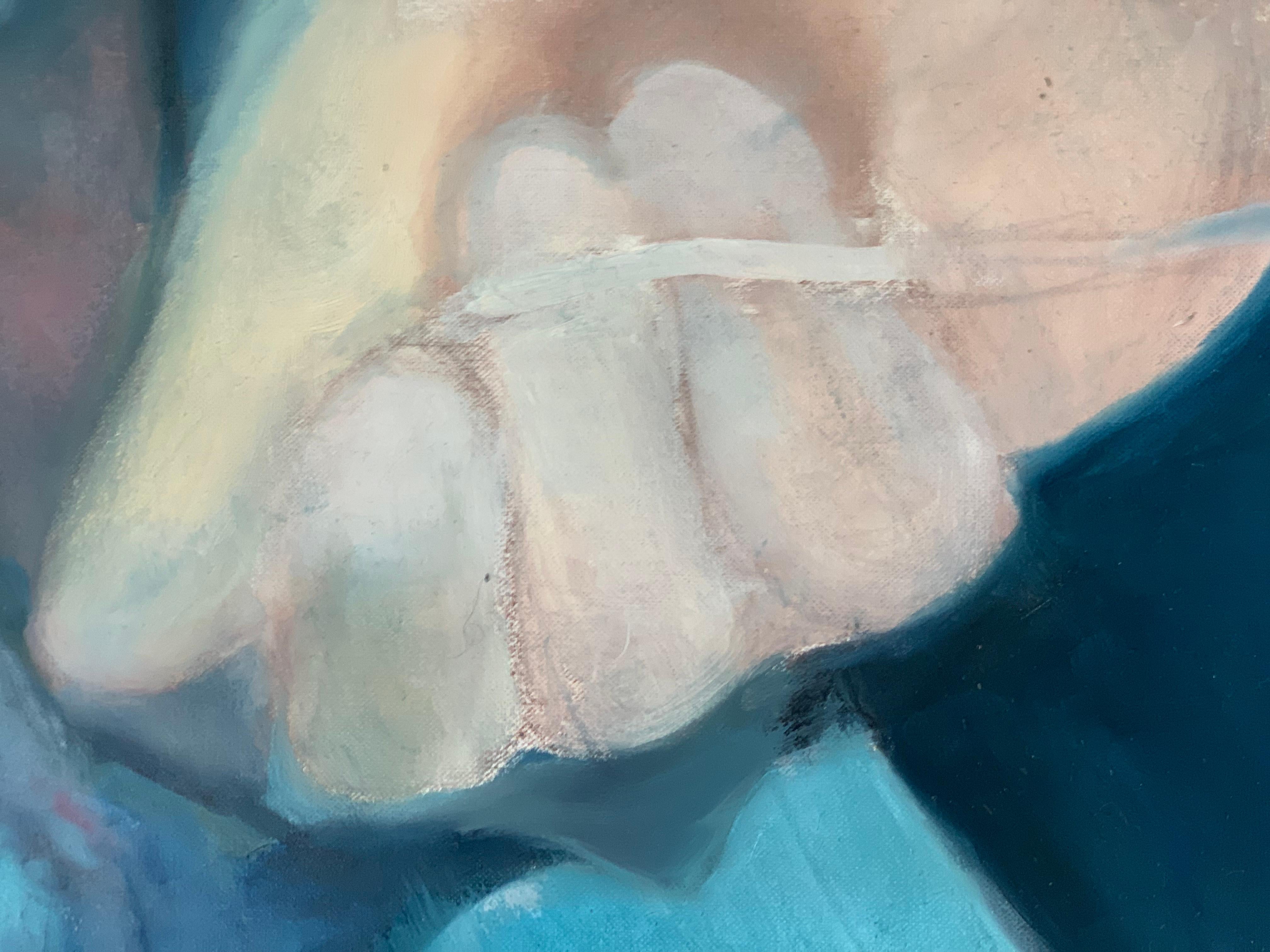 REM (Rapid Eye Movement) 1 - Painting by Katalin Soós