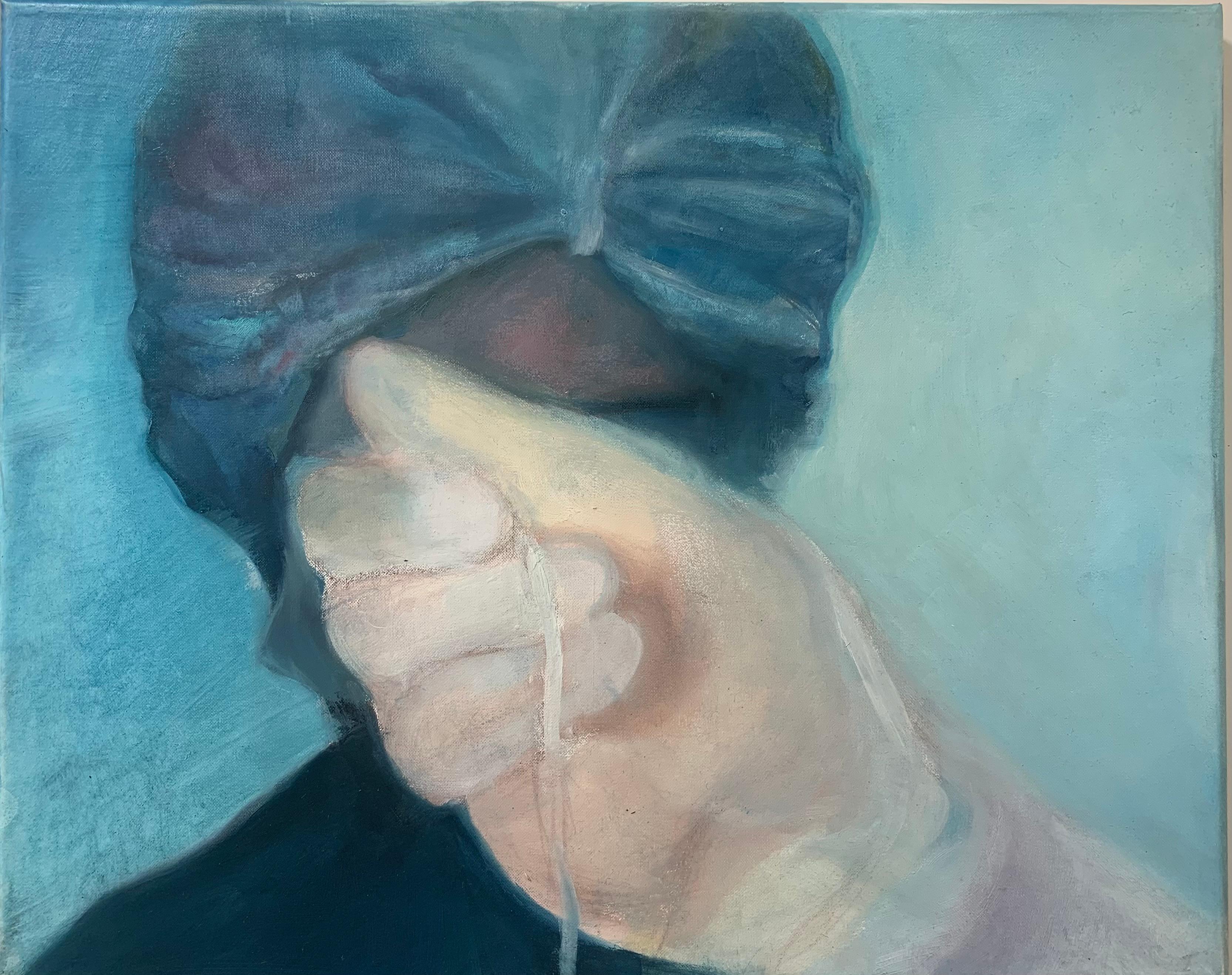Katalin Soós Figurative Painting - REM (Rapid Eye Movement) 1