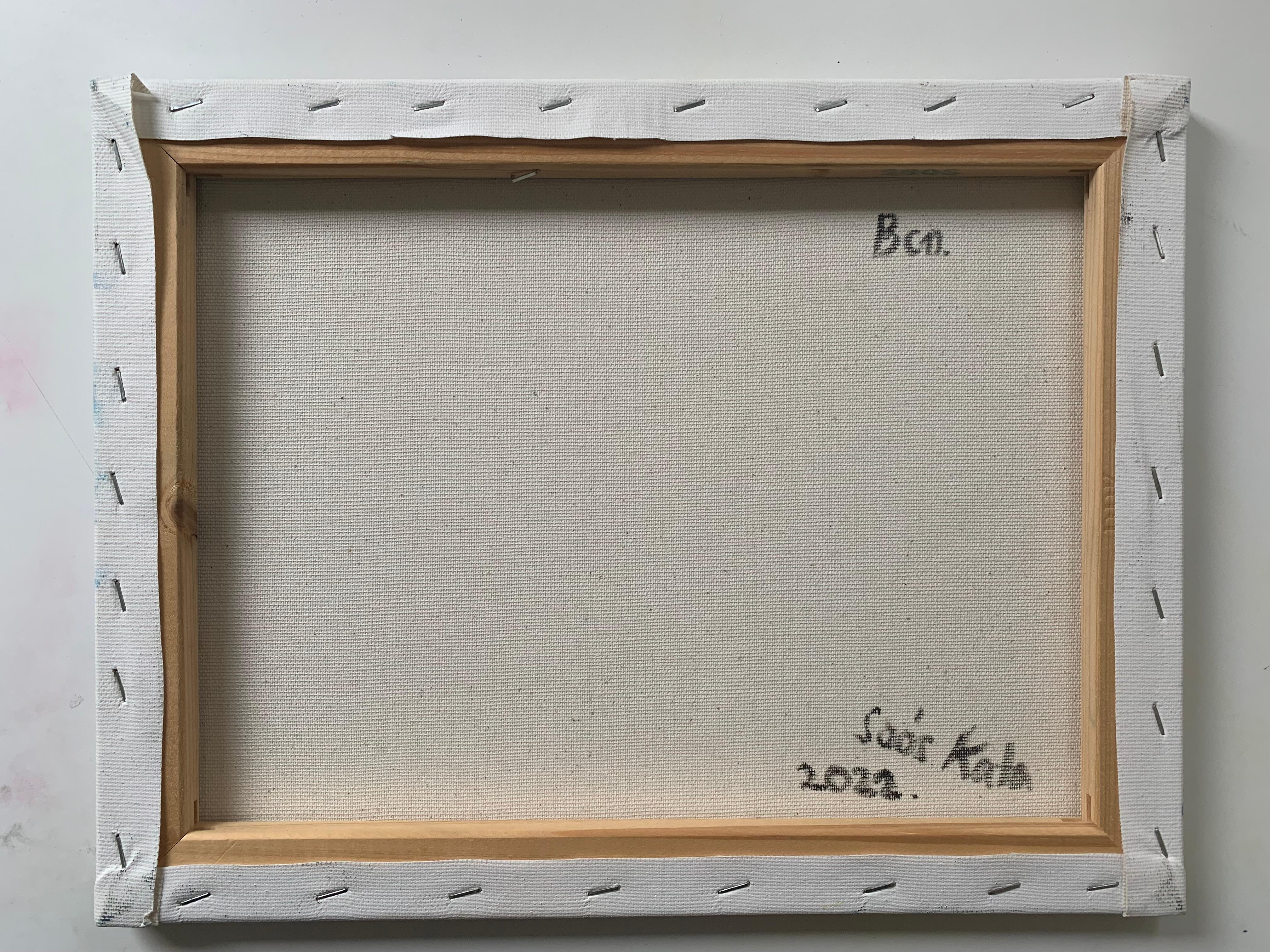 REM (Rapid Eye Movement) 2 - Painting by Katalin Soós
