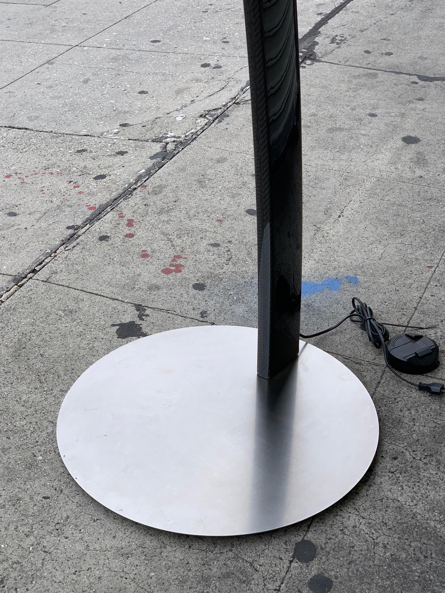 Katana Floor Lamp Made of Carbon Fiber #92 by Valerio Cometti & Paolo Balzanelli 4