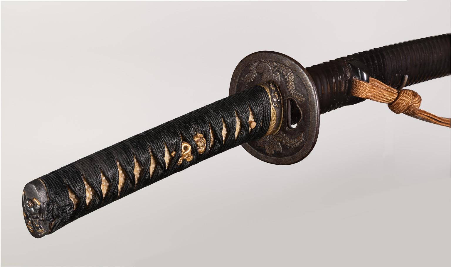 Steel Japanese Sword, Katana Named “Yakumo”, NBTHK Jūyō Tōken, 14th Century
