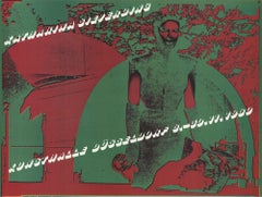 Kunsthalle Dusseldorf Offset Print, Contemporary Surrealism, 1980
