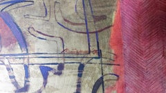 „Bodement 1“ von Katarina Dordevic; 40" x 28", Acryl auf Leinwand, 2004