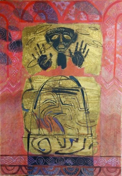 „Bodement 1“ von Katarina Dordevic; 40" x 28", Acryl auf Leinwand, 2004