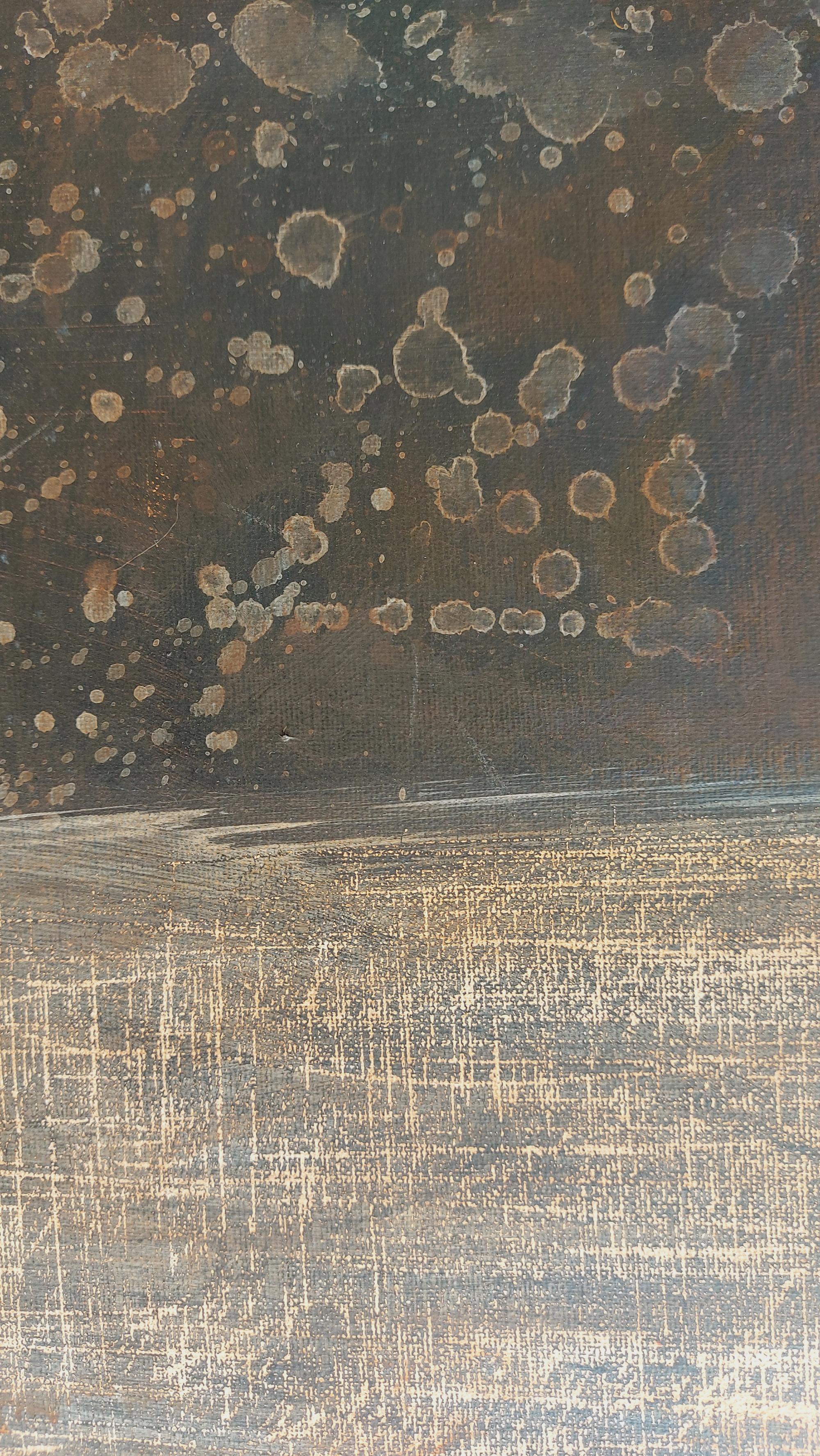 'Idoli dimenticati II', di Katarina Dordevic, Pittura acrilica su tela - Abstract Painting Nero di Katarina Dordevic 