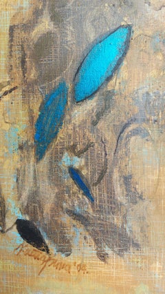 "Worship of the Moon" by Katarina Dordevic; 38" x 26.5" Acrylic on Canvas, 2004