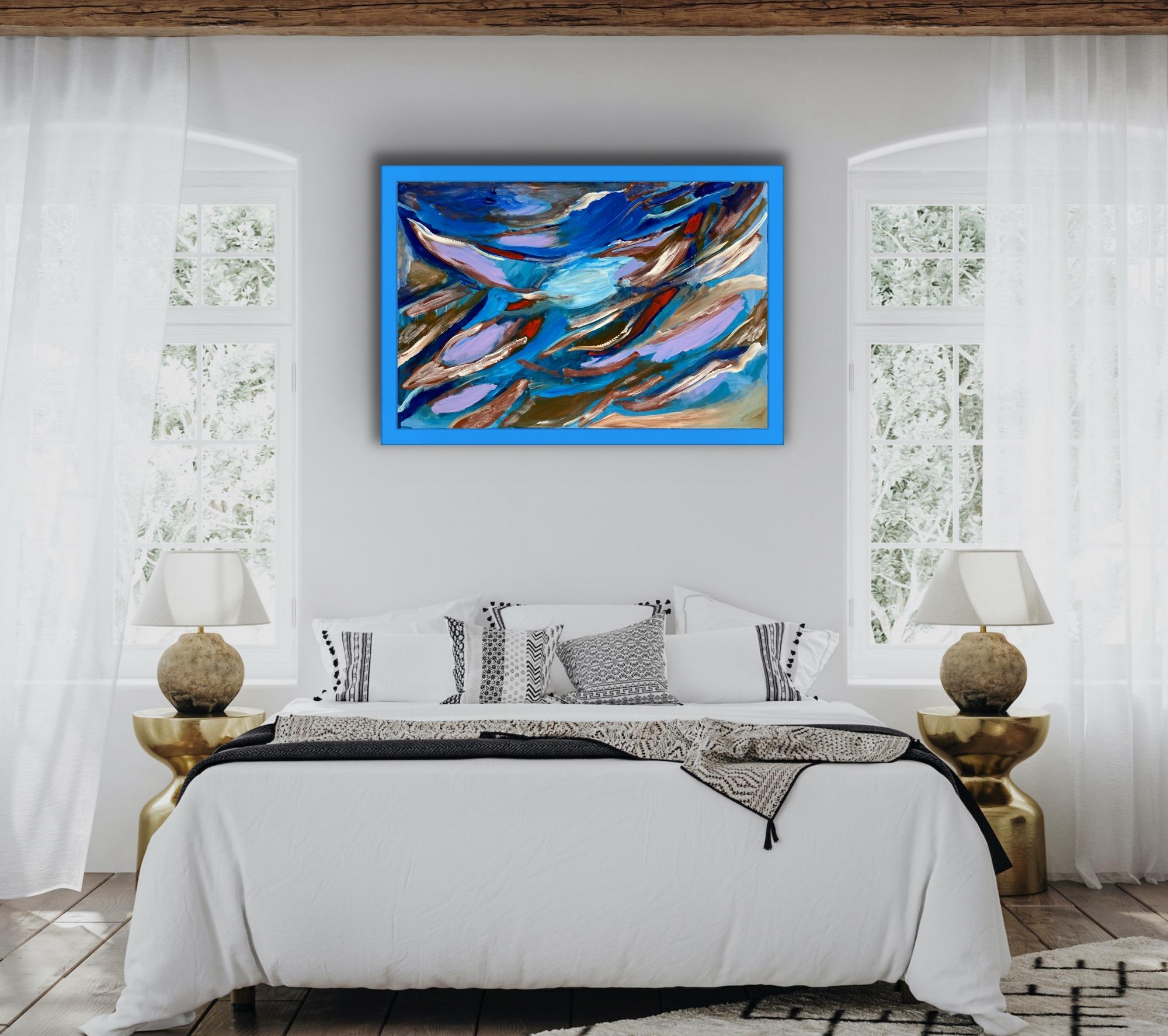 4 seasons - Abstract Expressionist Painting by Katarina Joys