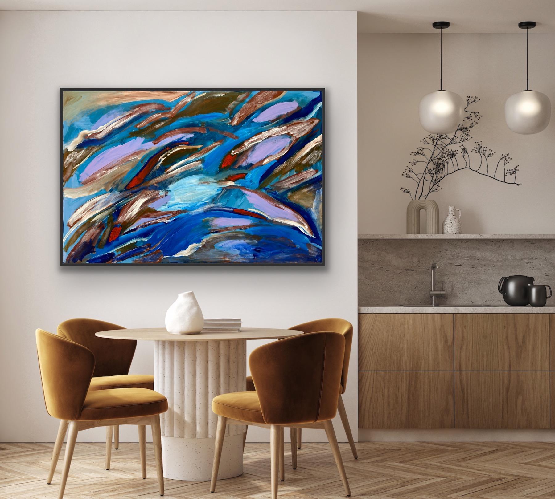 passion - Abstract Expressionist Painting by Katarina Joys