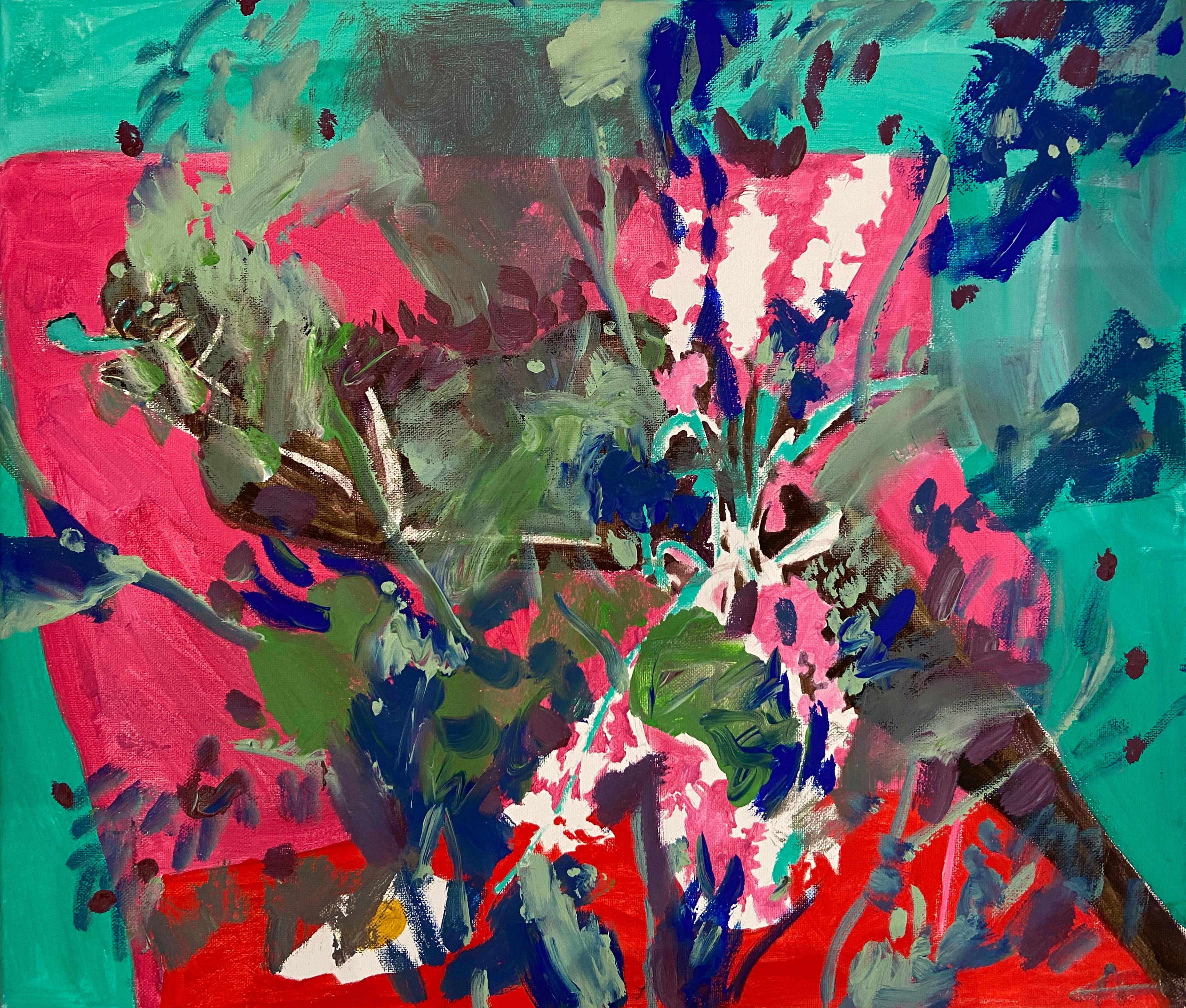 Peinture de fleurs abstraites Stillife
