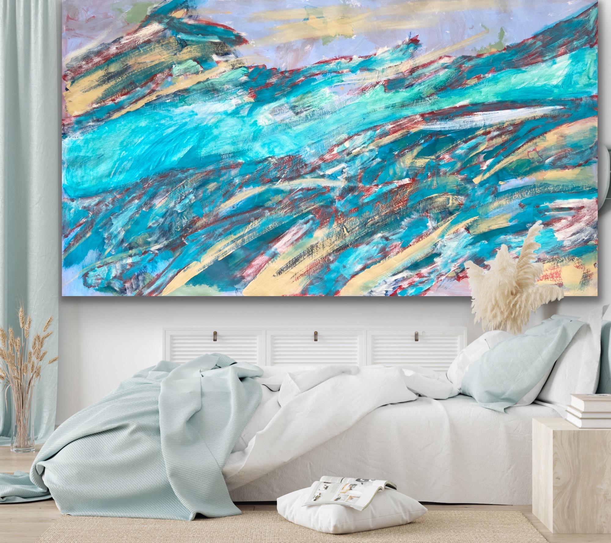 Abstrakte Landschaft im Angebot 8