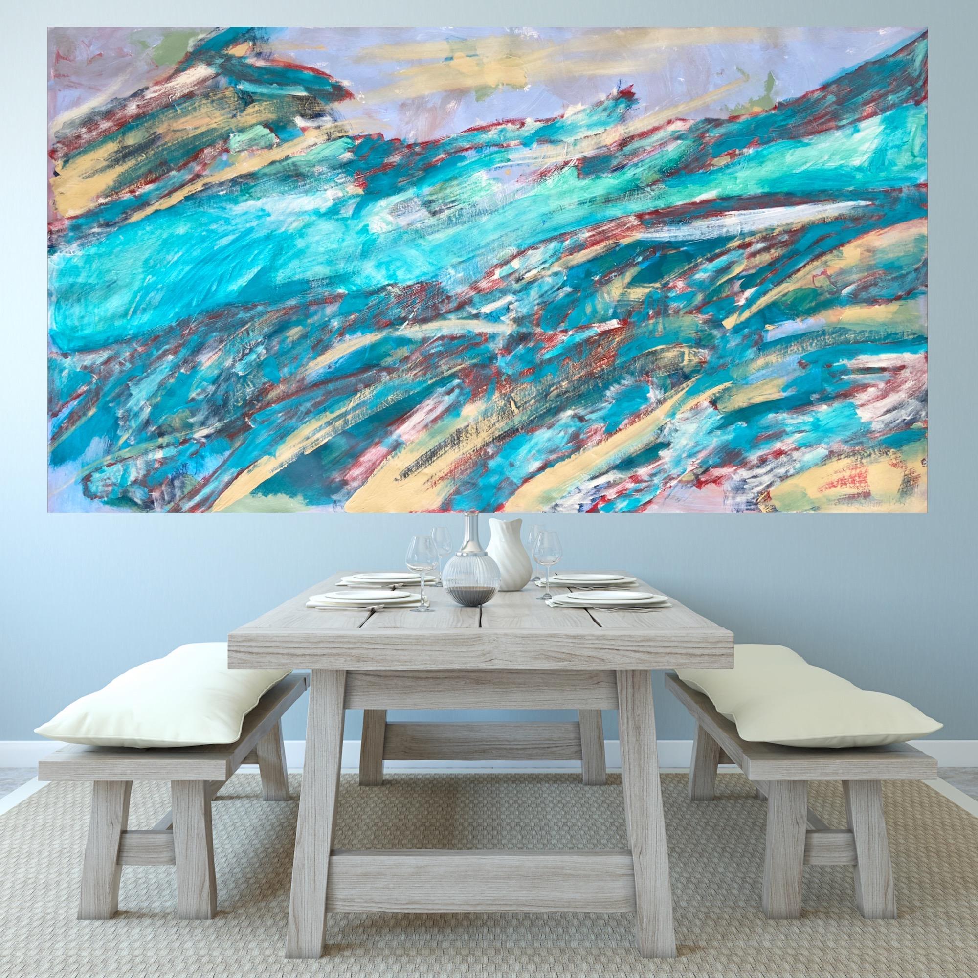 Abstrakte Landschaft im Angebot 12