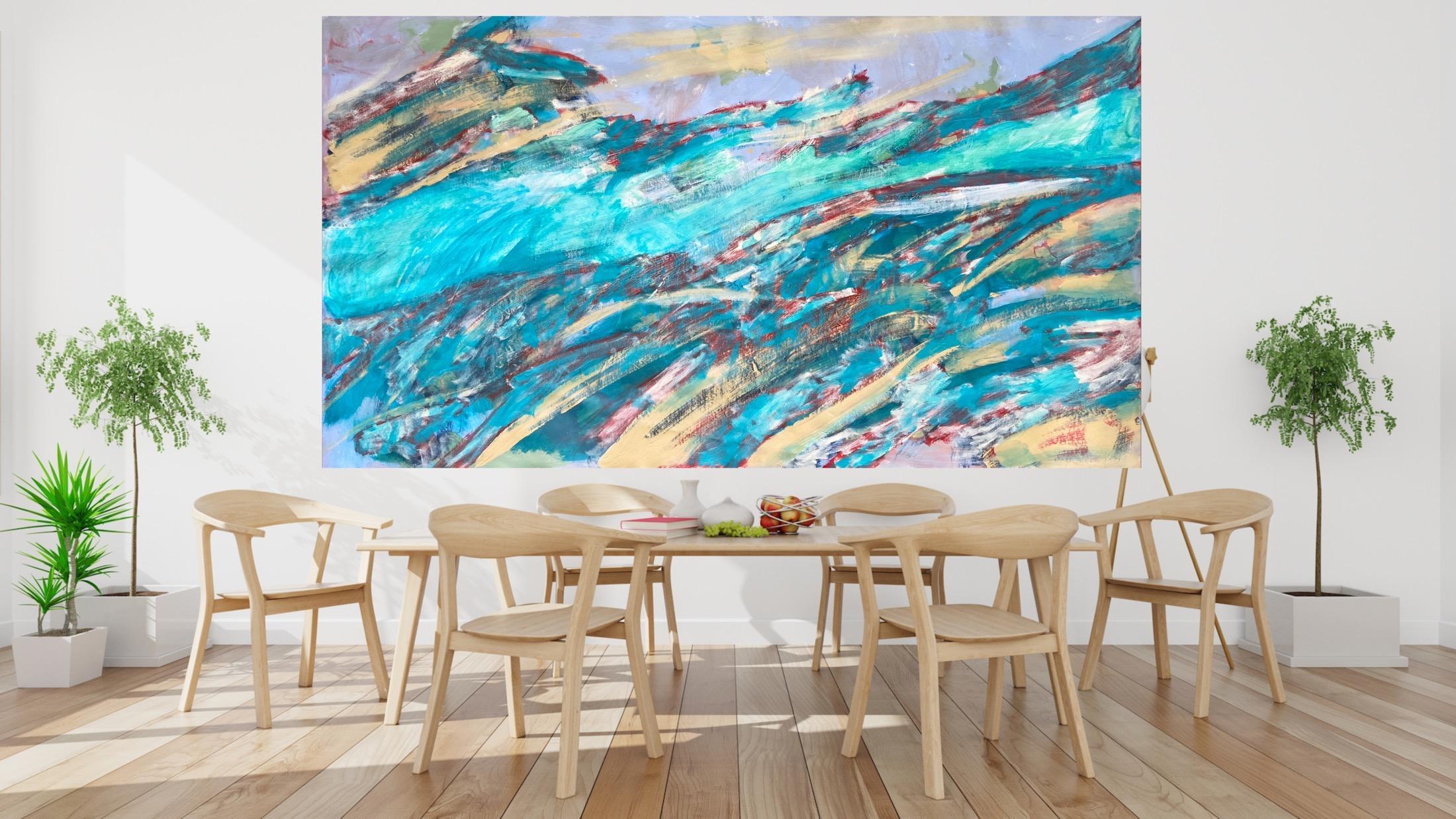 Abstrakte Landschaft im Angebot 13