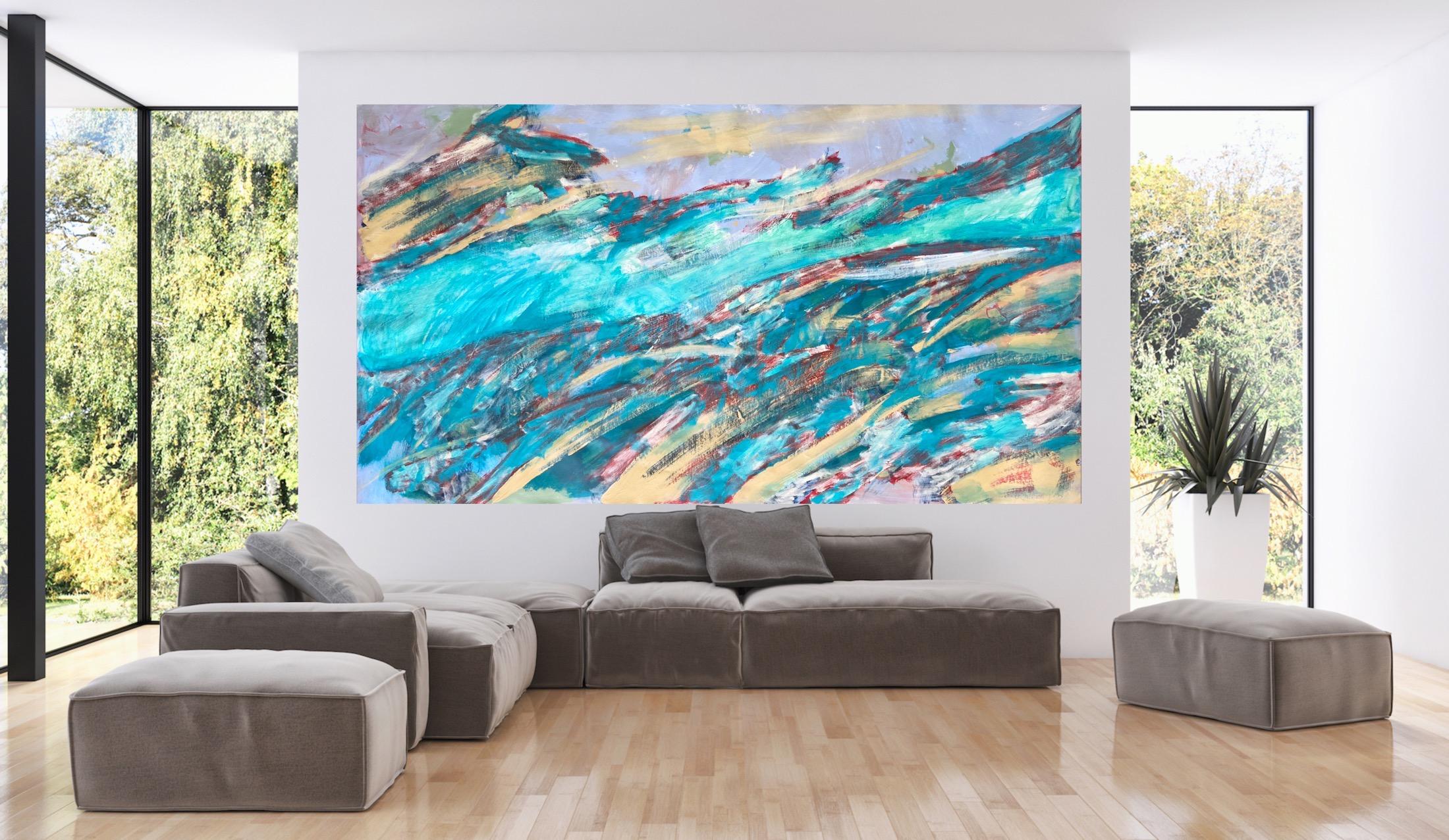 Abstrakte Landschaft im Angebot 2