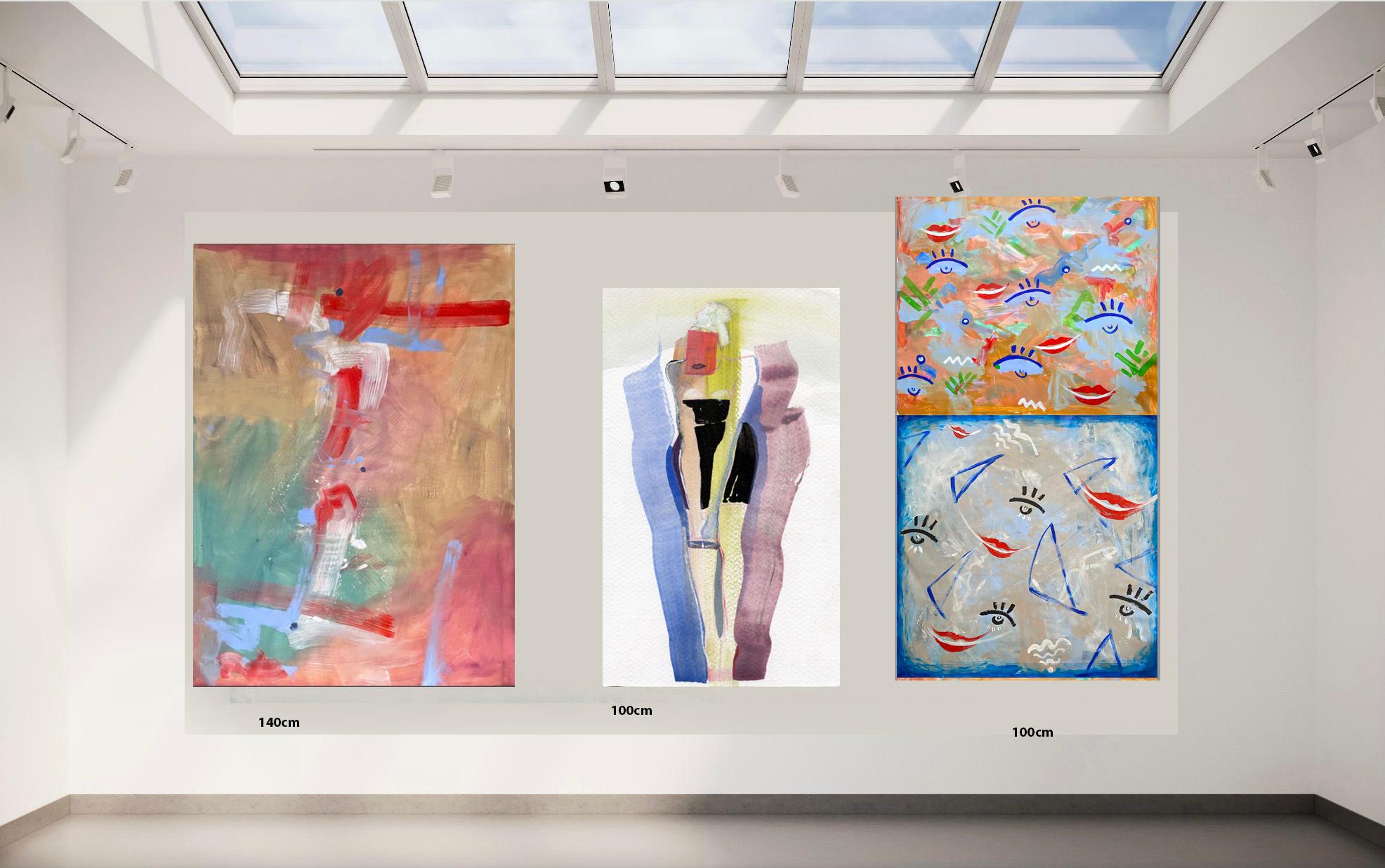 pittura astratta Armonia - Painting Espressionismo astratto di Katarina Joys