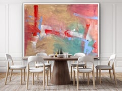 Pintura abstracta Rojo