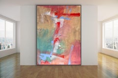 Pintura abstracta Rojo