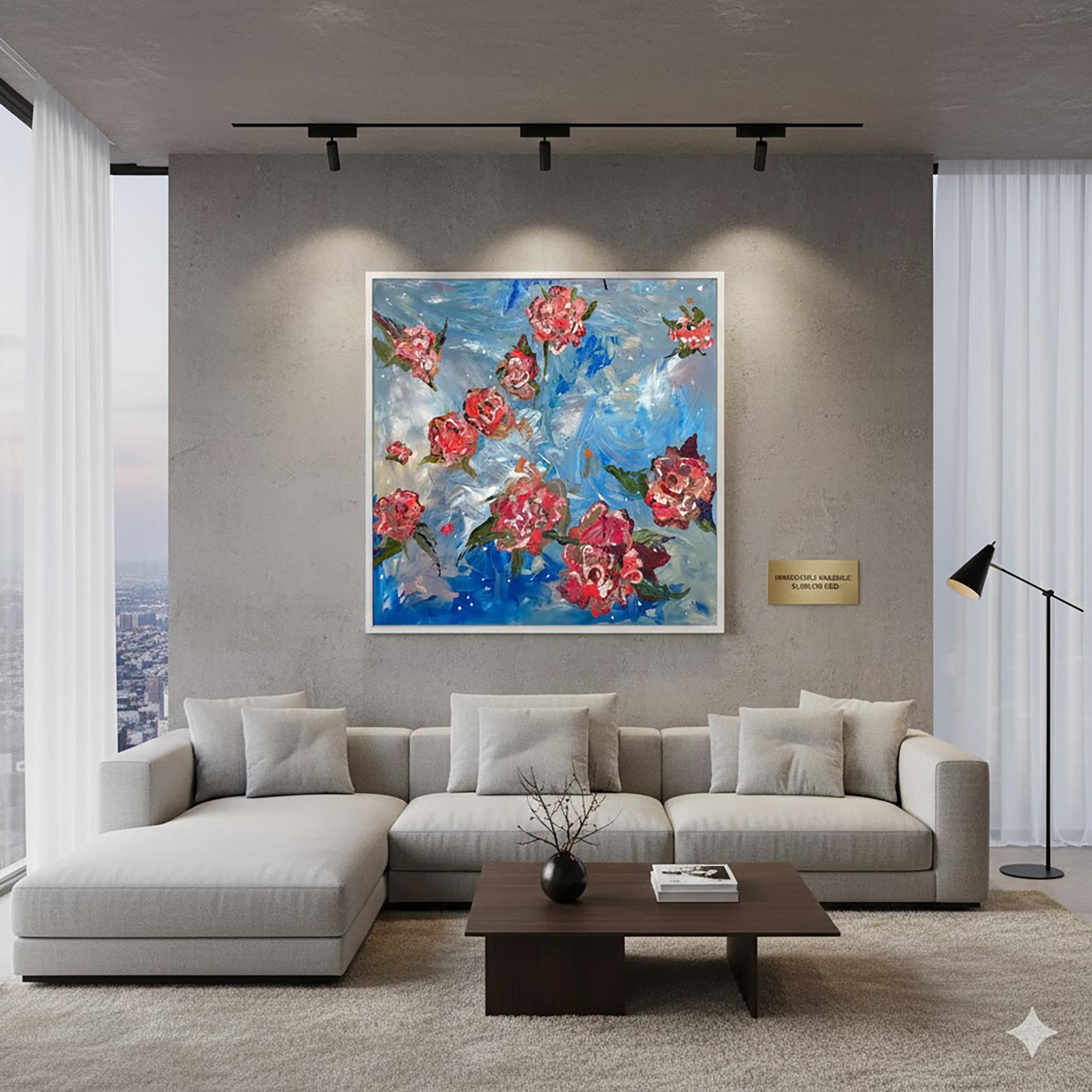 Katarina Joys Abstract Painting - Blooming Ether