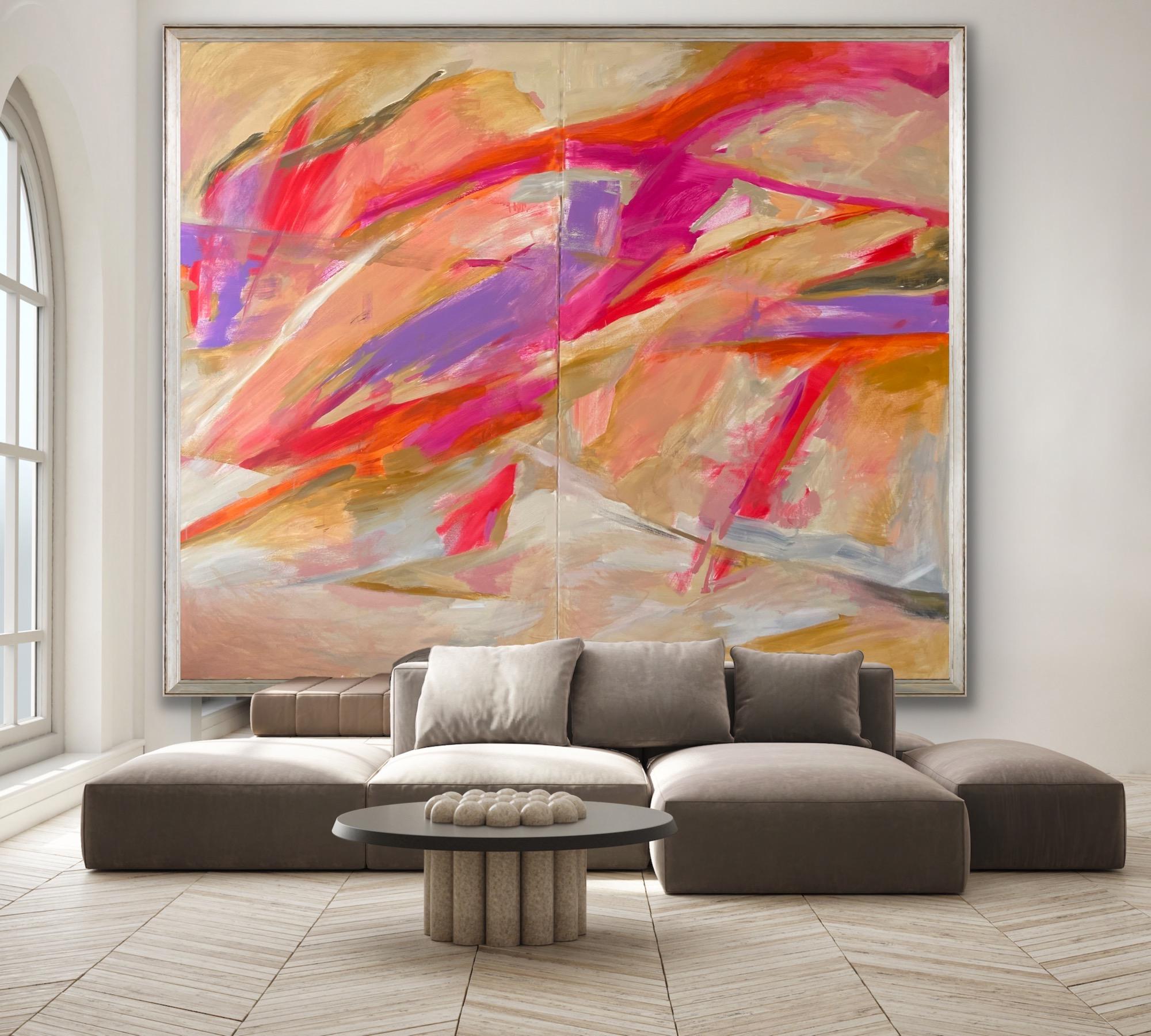 Born to be wild, abstract painting, landscape