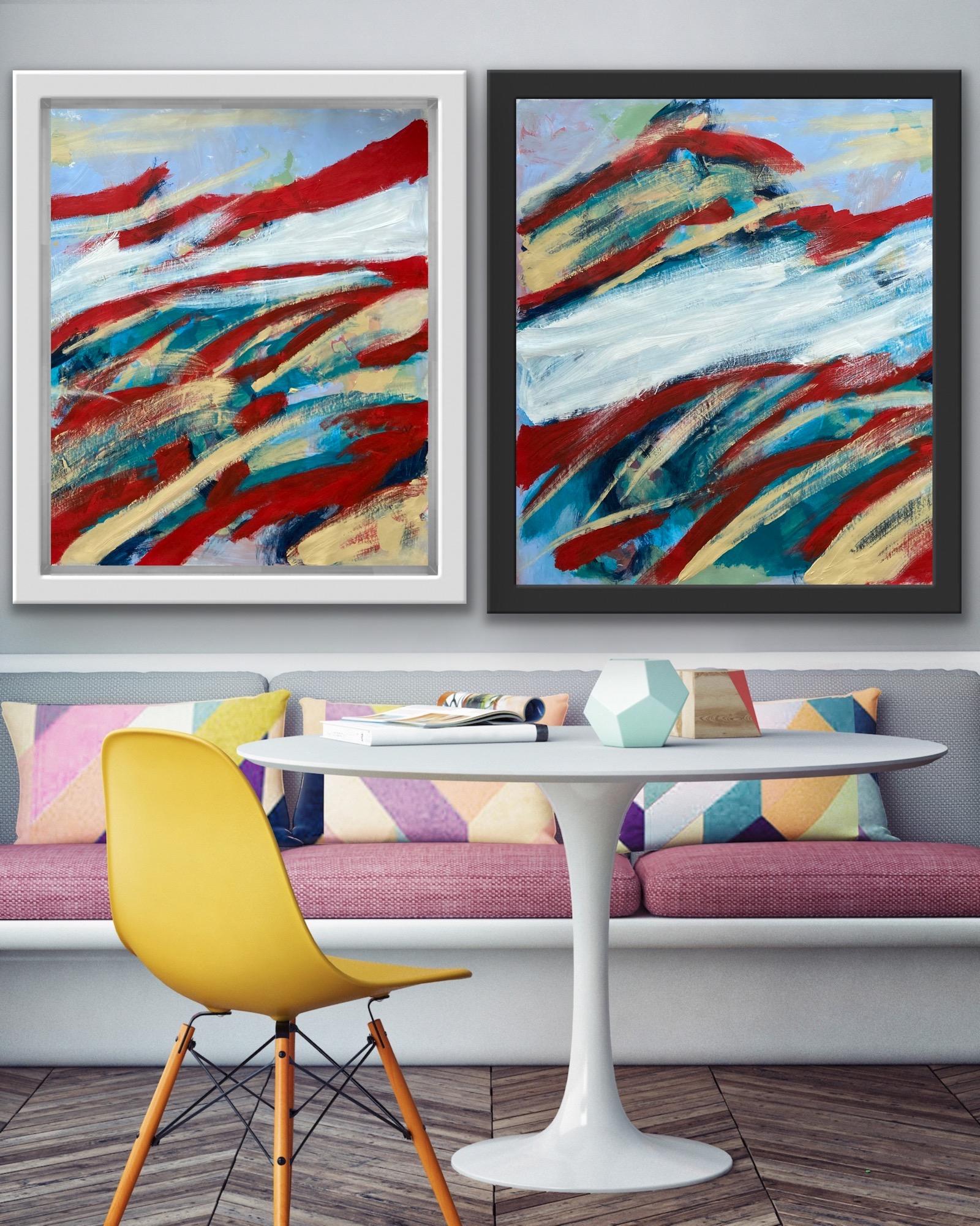 Geboren, um wild zu sein (Abstrakter Expressionismus), Painting, von Katarina Joys