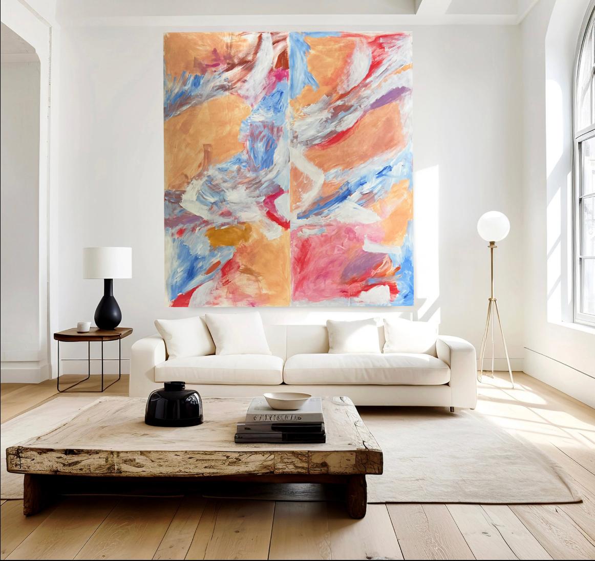 geboren um wild zu sein – Painting von Katarina Joys