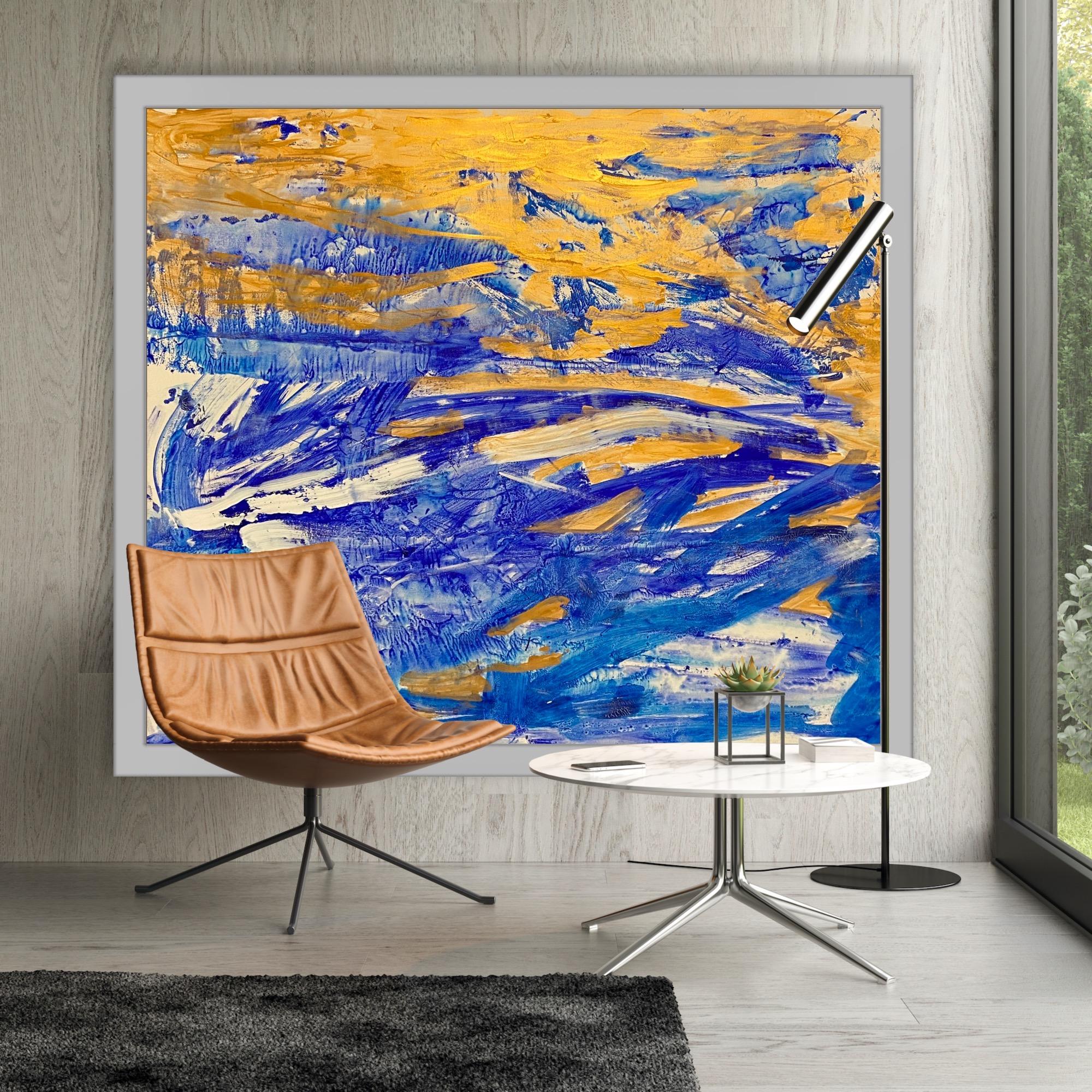 Dayspring Meereslandschaft – Painting von Katarina Joys