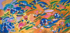 Emanation Abstract Expressionist Painting, Acrylic on Canvas, XXL Size
