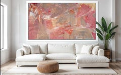 Ember Glow – Large Abstract Expressionist Oil & Acrylic Canvas Art