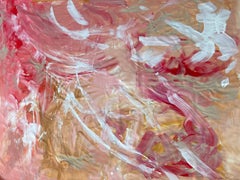 Pintura expresionista abstracta eterna, óleo y acrílico sobre lienzo, tamaño XXL