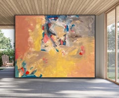 Eternity Abstraktes Leinwandgemälde, Öl & Acryl XXL