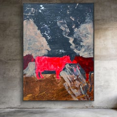 „Eternity“ – Gemälde im Stil des abstrakten Expressionismus, XXL, Öl und Acryl auf Leinwand