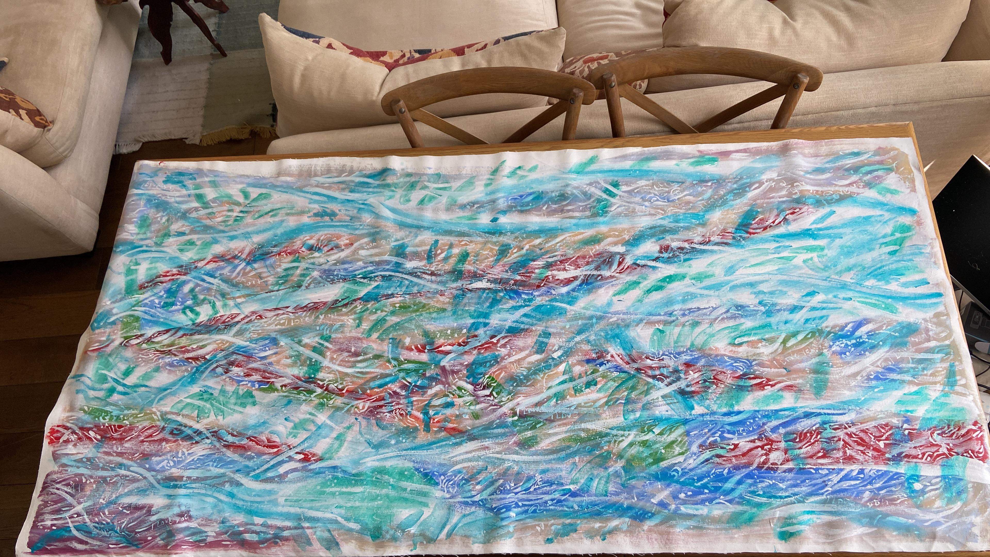 Fairytale - Abstract Expressionist Painting by Katarina Joys