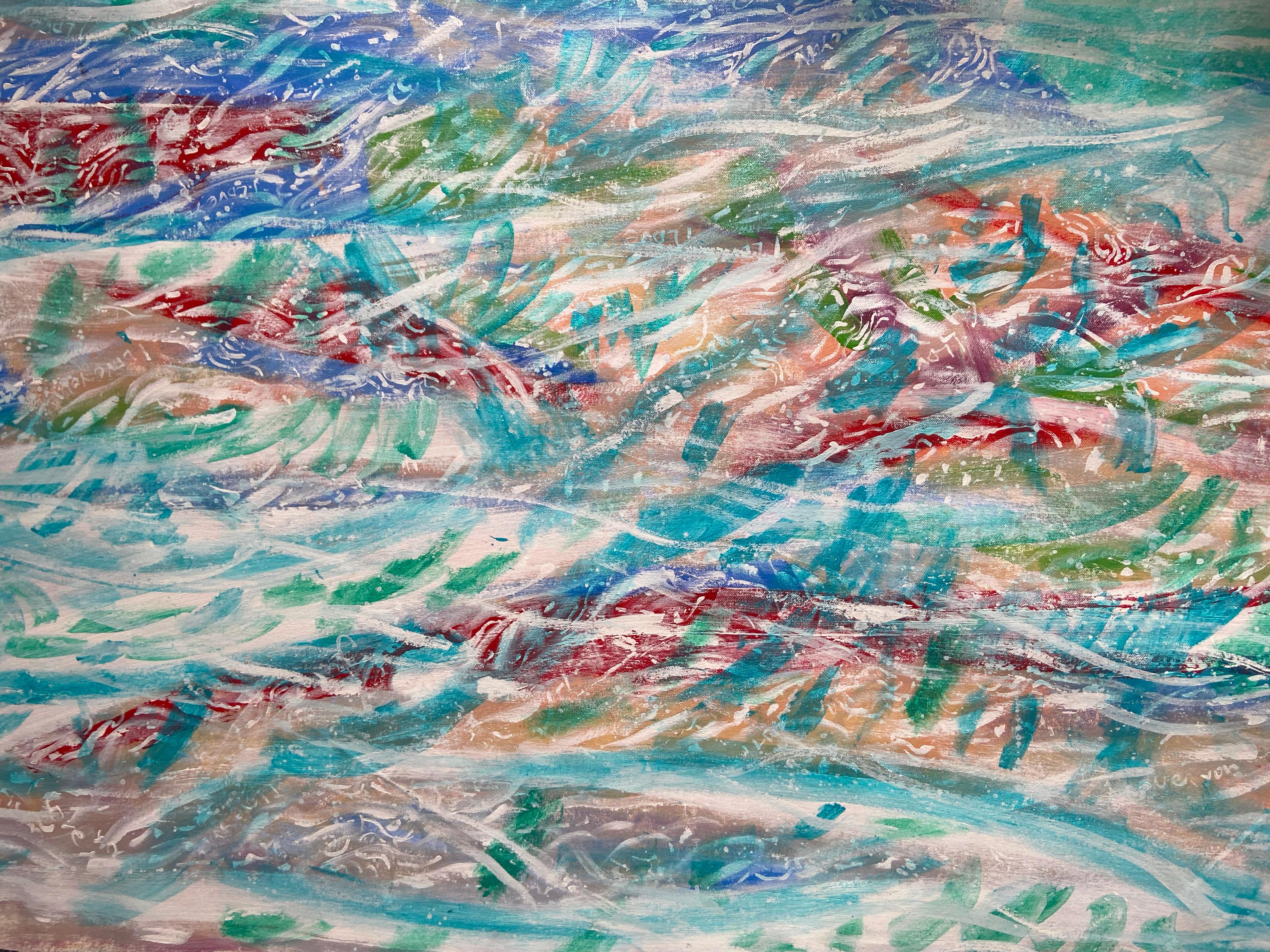 Cuento de hadas - Abstract Painting Gris de Katarina Joys