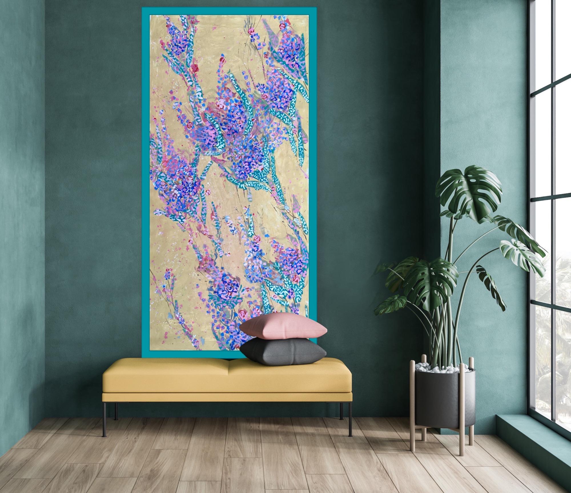 Blumen  Stillleben – Painting von Katarina Joys