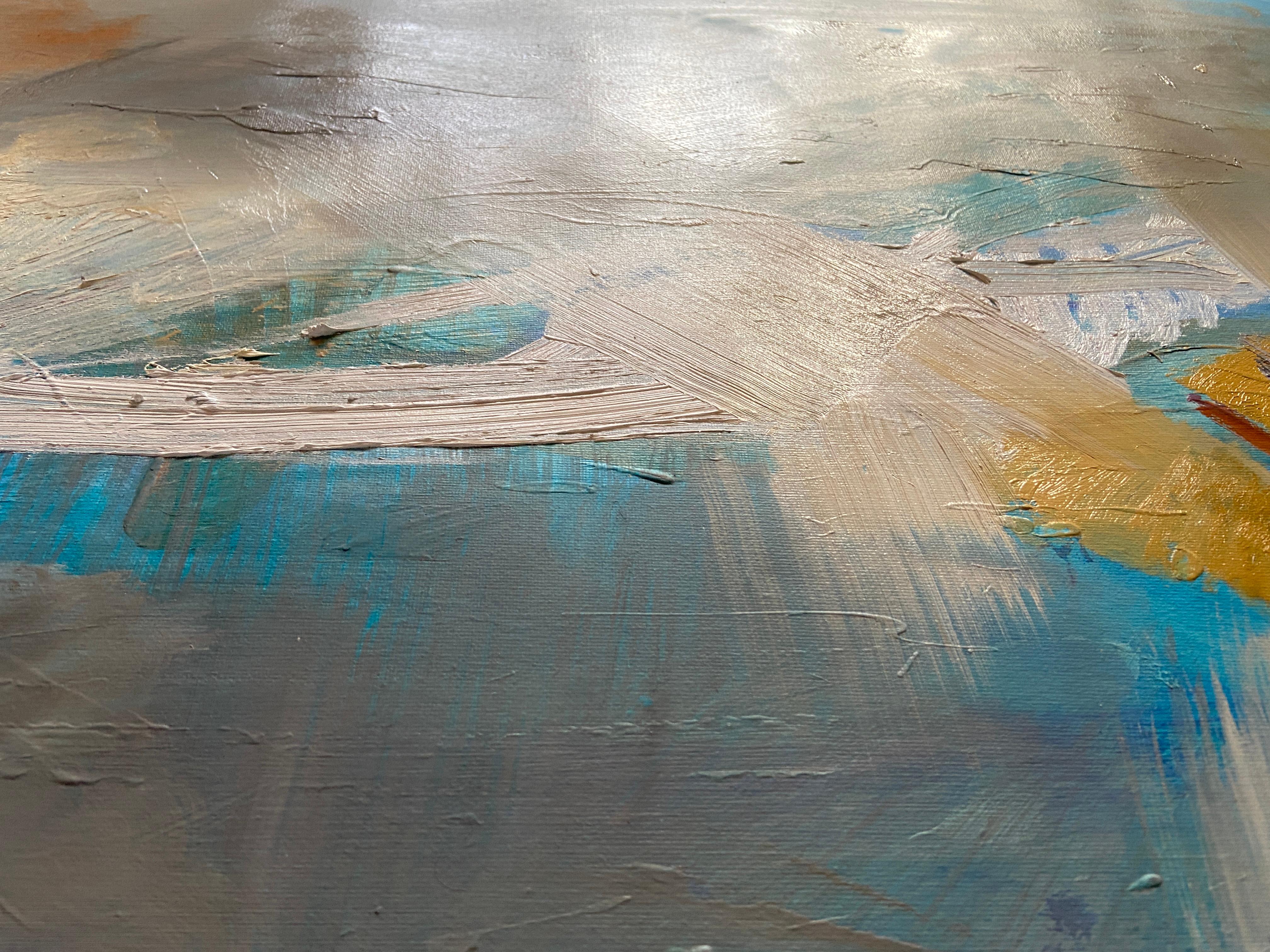 Over the rainbow, landscape, abstract art im Angebot 8