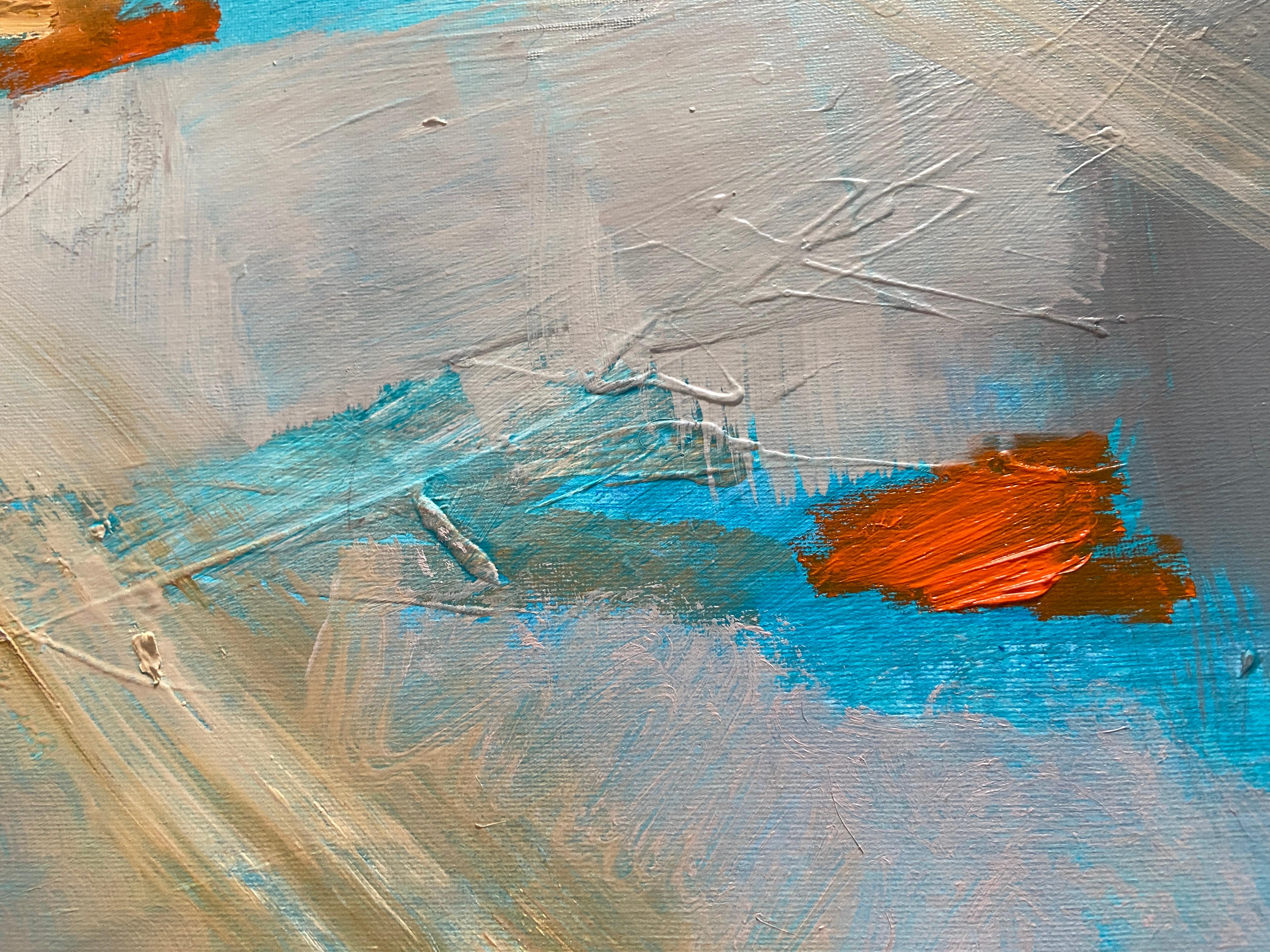 Over the rainbow, landscape, abstract art im Angebot 2