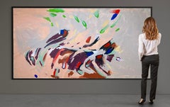 Pittura acrilica a fusione su tela di cotone, Espressionismo astratto
