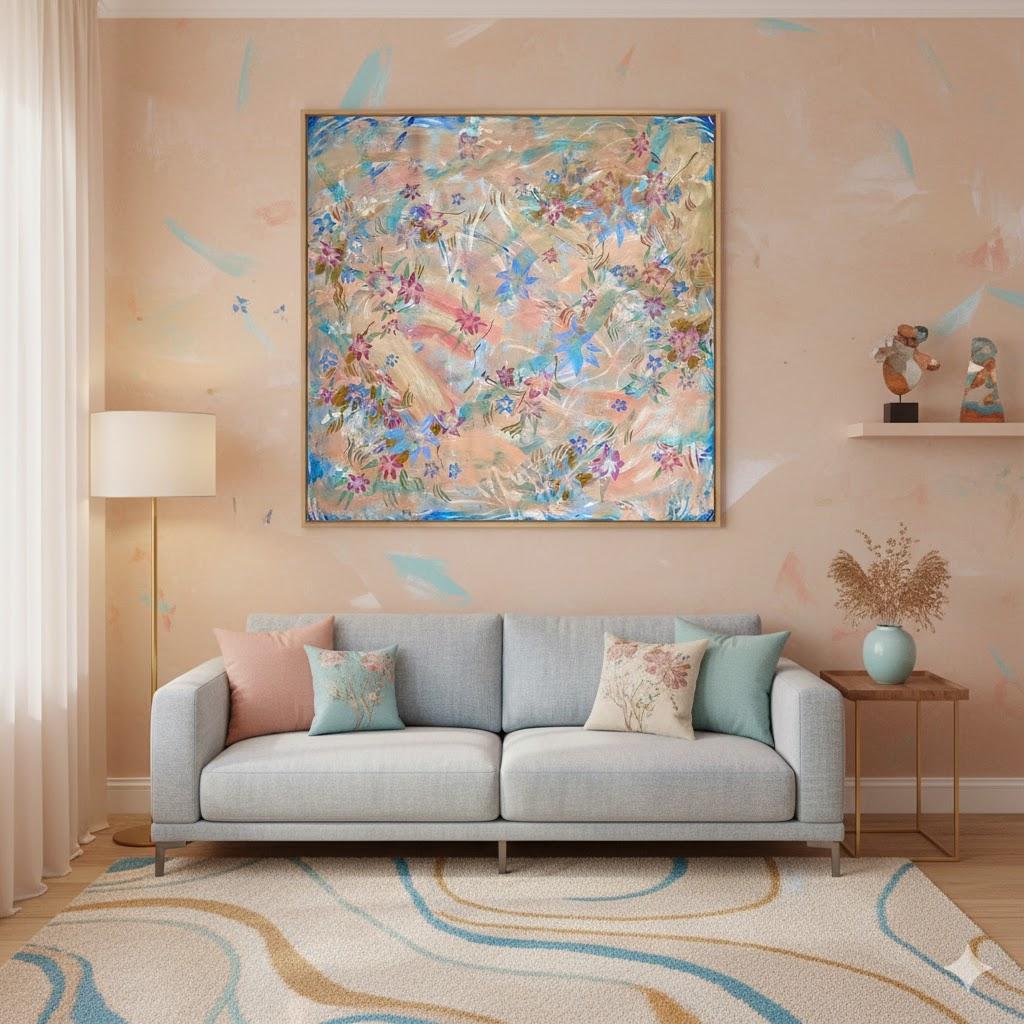 Katarina Joys Still-Life Painting - Haiku decor flowers