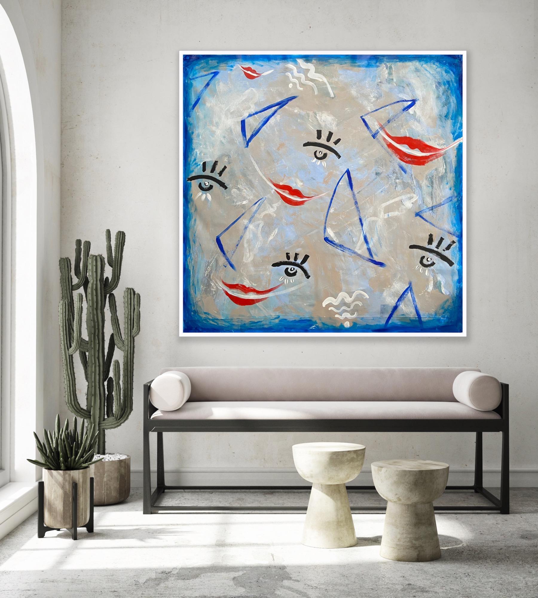 Harmonie Wasser – Painting von Katarina Joys