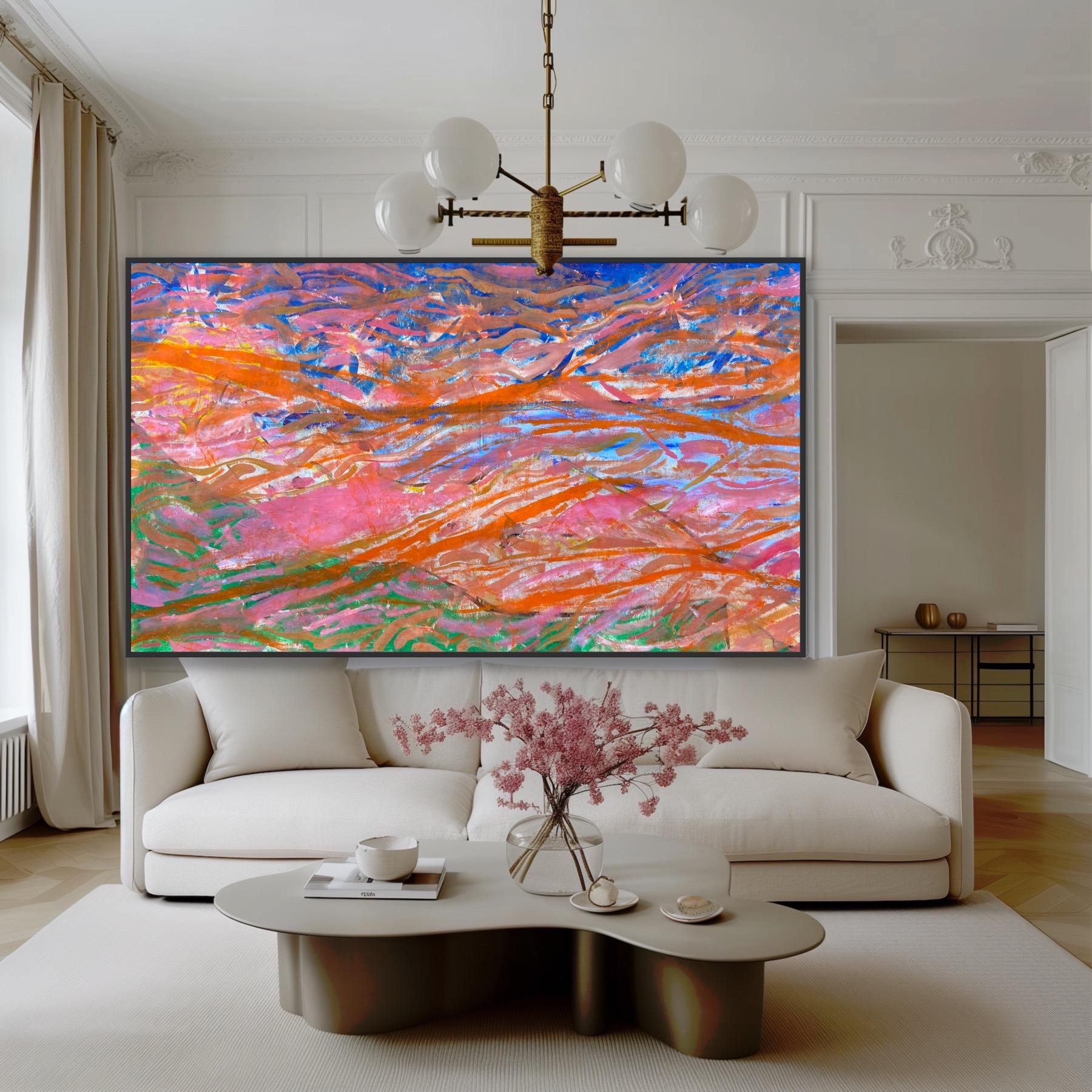 

Acryl, Öl auf Leinwand
Einzigartig

104x170cm
108x174cm Vollformat

das Gemälde wird gerollt verschickt
ohne Traversen.






Katarinas Werke befinden sich in Privatsammlungen in Luxemburg, Kopenhagen, Palm Springs, Australien und