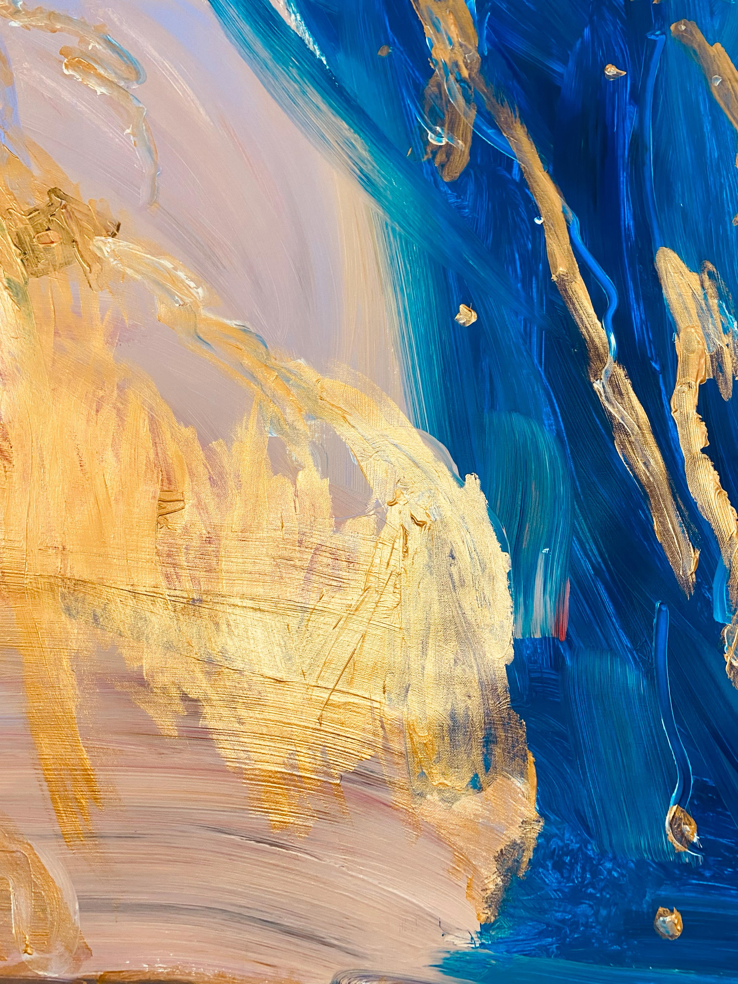 Startseite (Abstrakter Expressionismus), Painting, von Katarina Joys