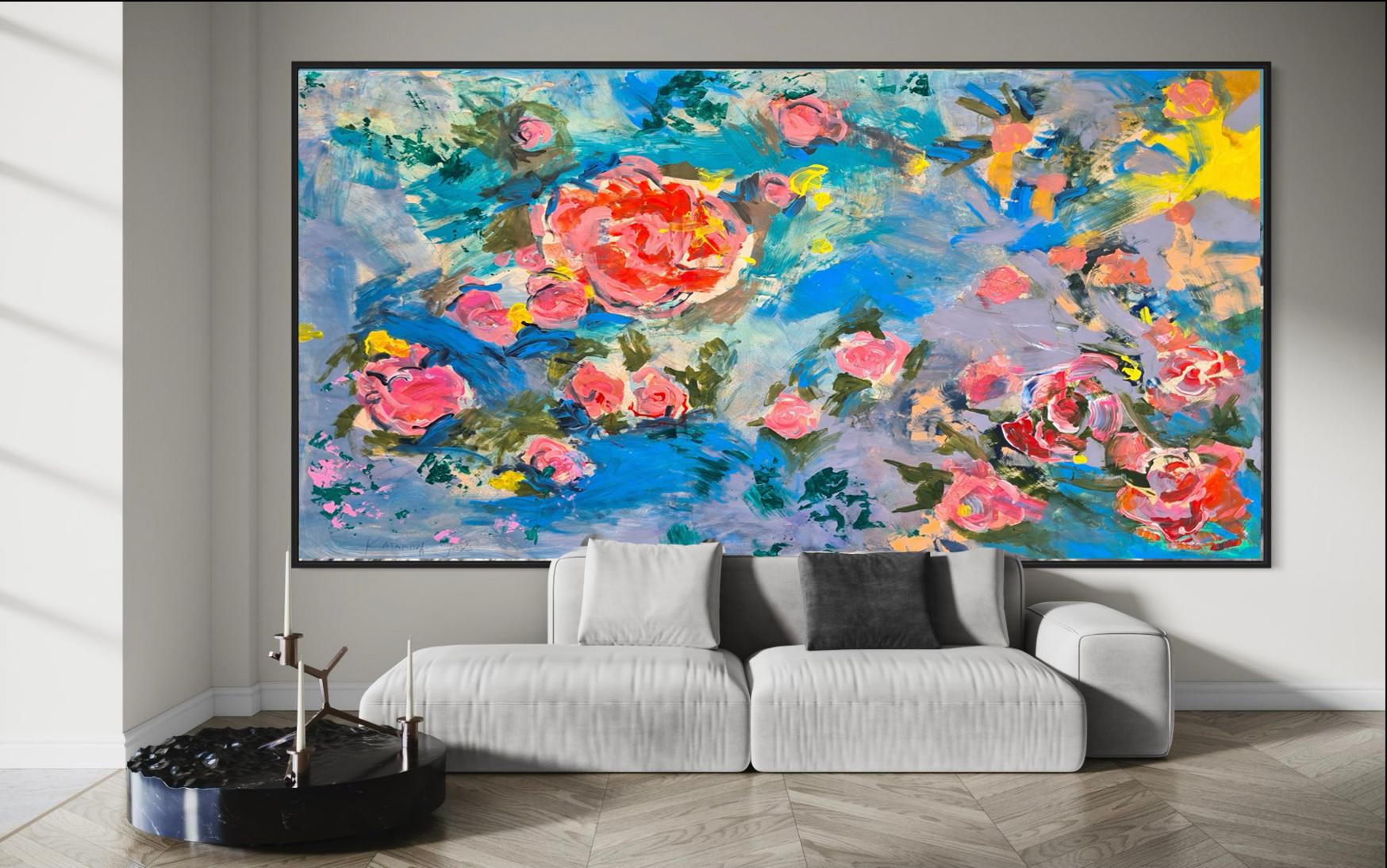 Joie, passion, fleurs