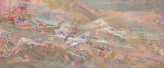 Kinko Abstract Expressionist Painting, Oil & Acrylic, 21st Century