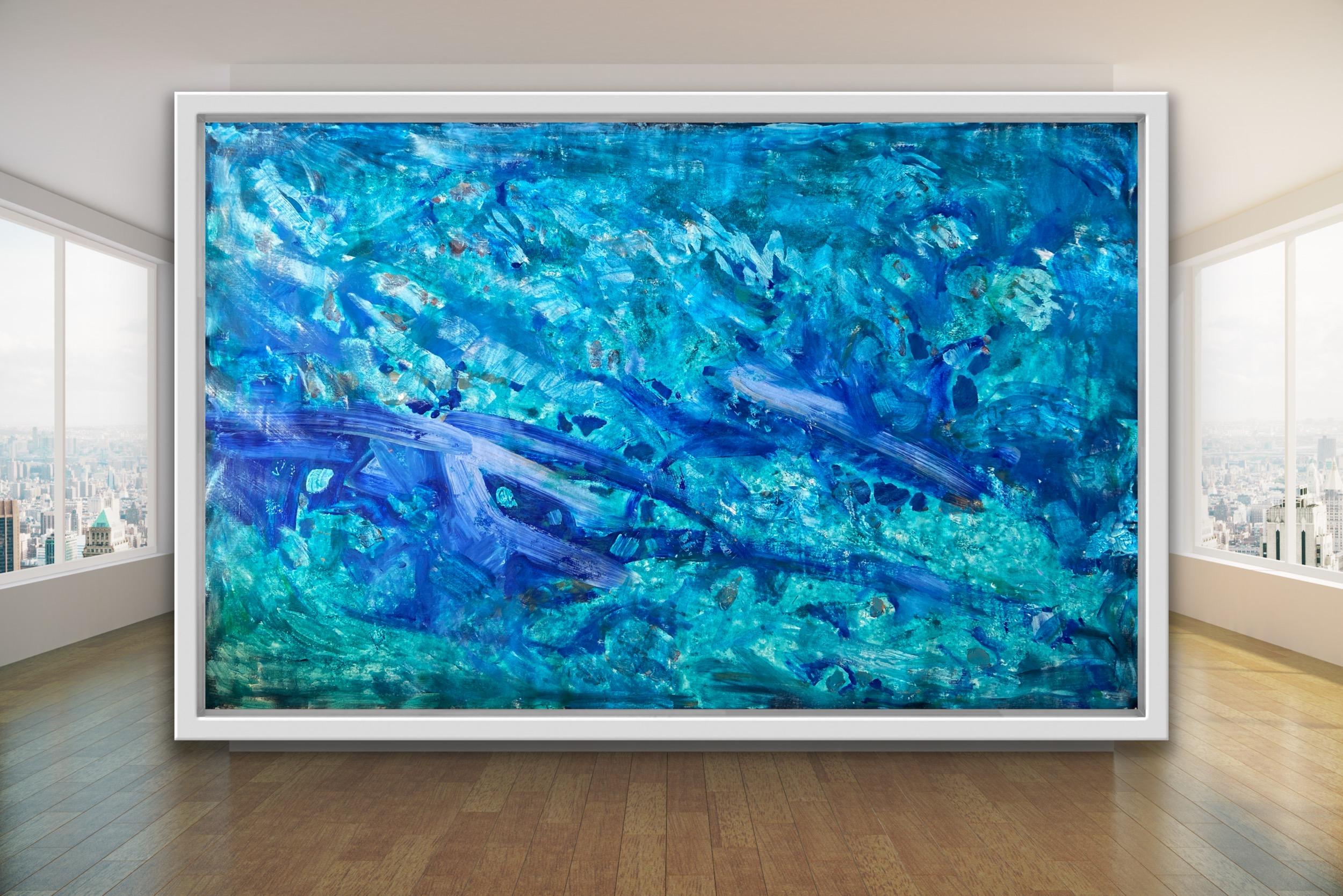 Abstract Painting de Katarina Joys - paisaje marino pintura abstracta