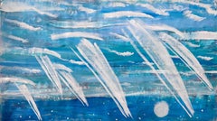 Landschaft  Meer Glückliche Segel